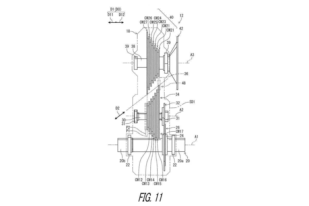 Fig 11 from Patent US 2019 / 0011037 A1