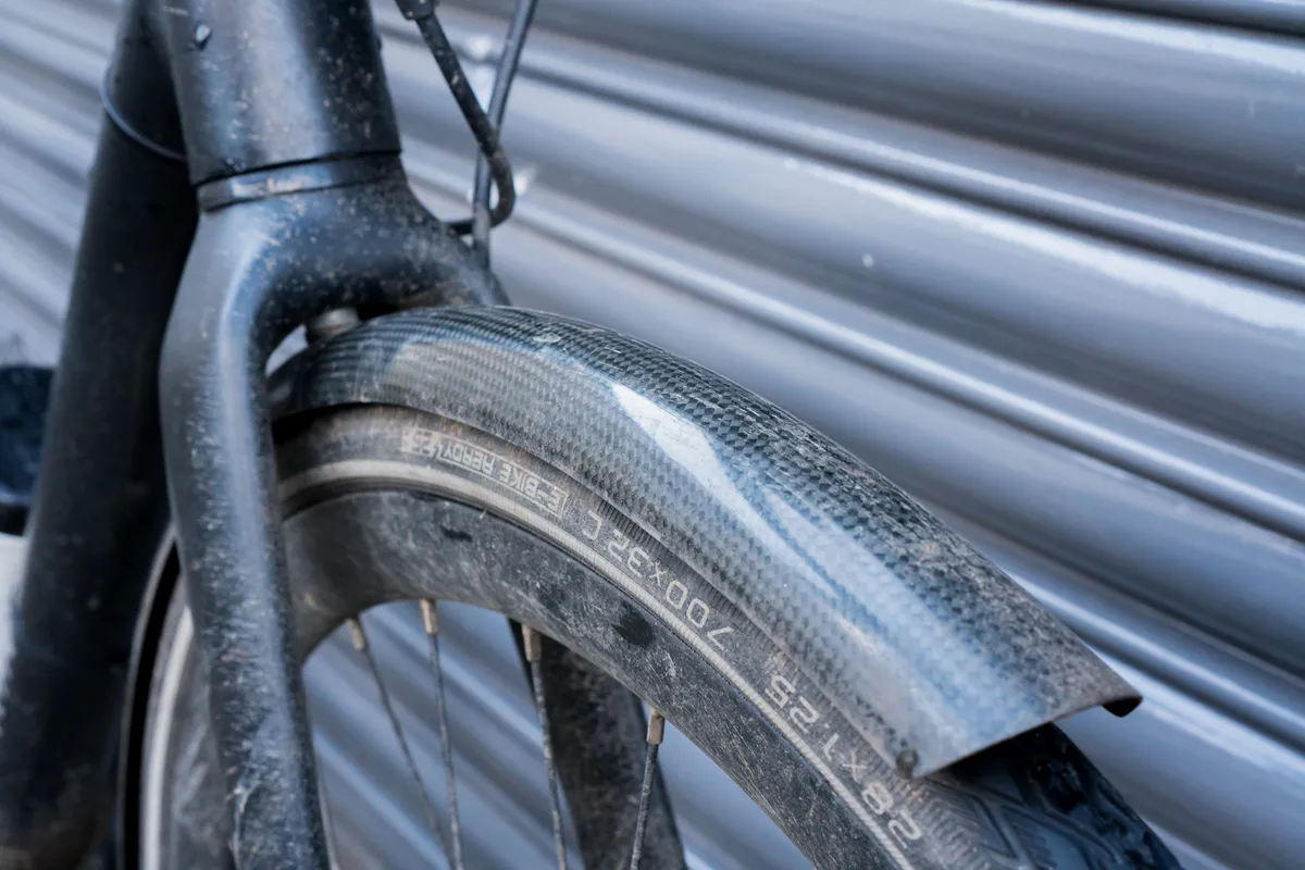 Swarf Cycles carbon fibre bicycle mudguards
