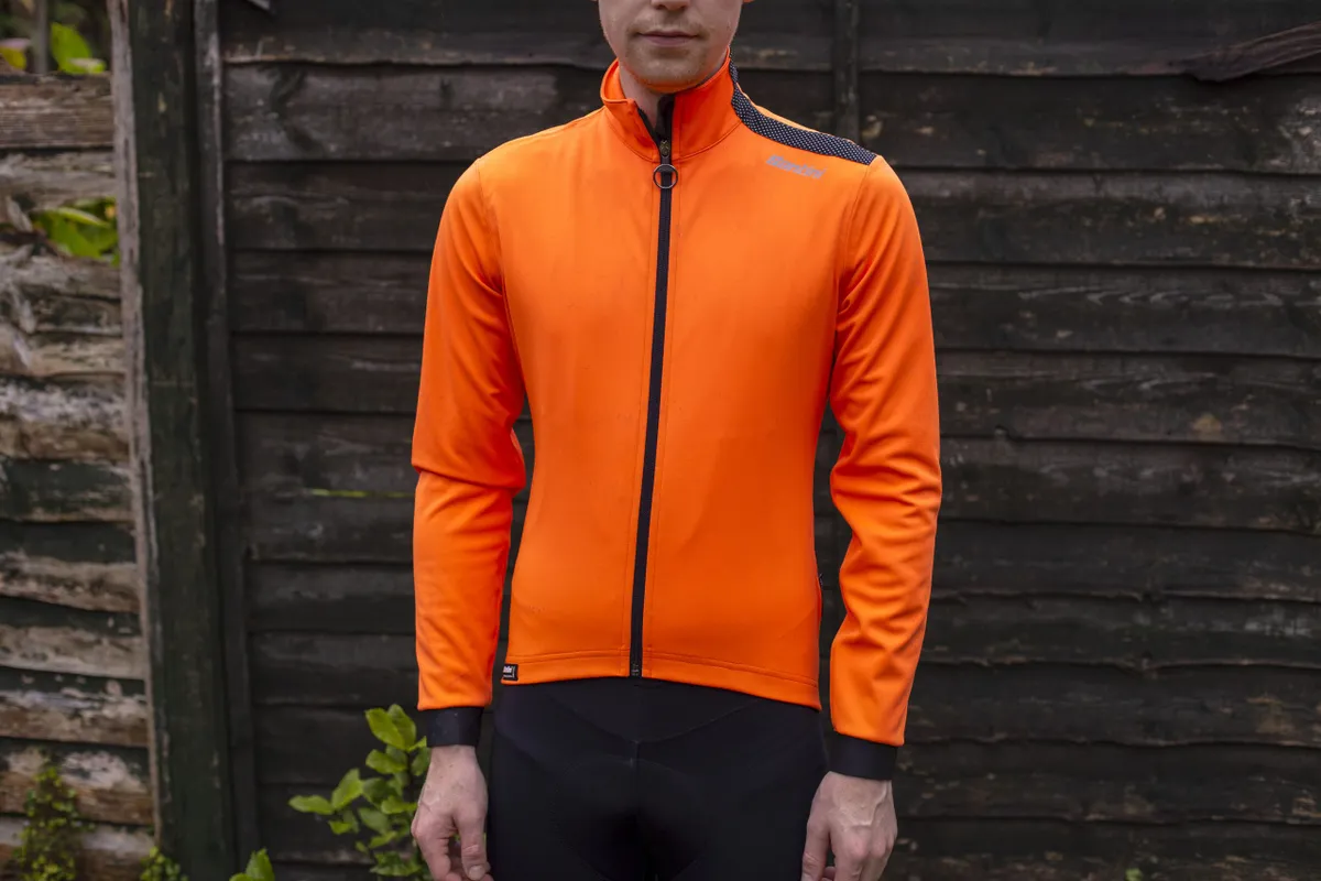 Santini Multi Vega jacket orange front