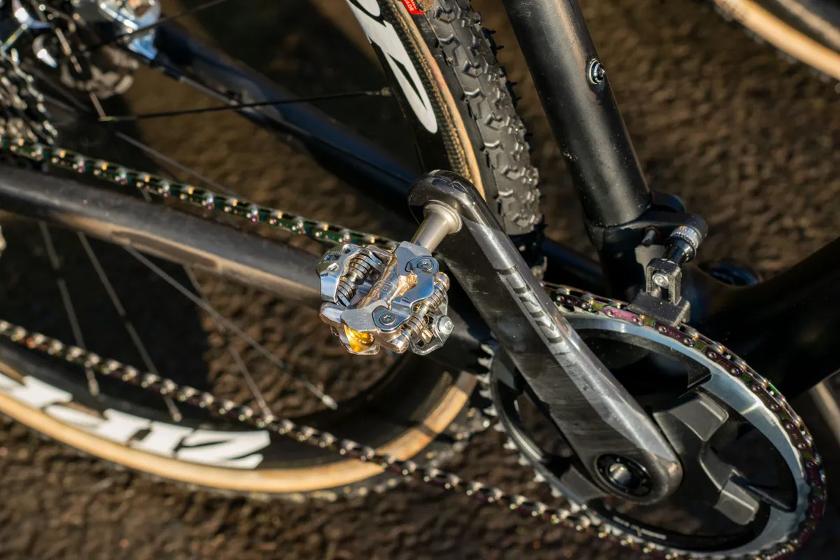 Ritchey WCS XC pedals on Pidcock's bike