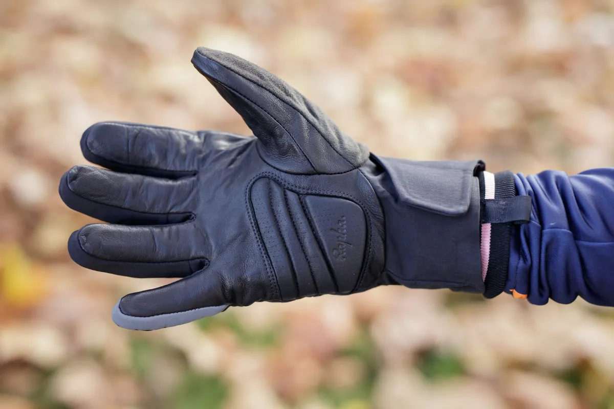 Leather palm of glove