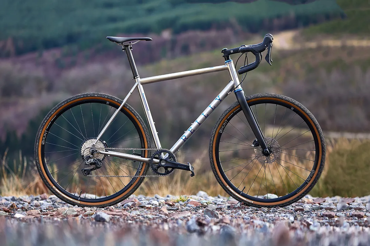 Pack shot of the Reilly Gradient road gravel bike