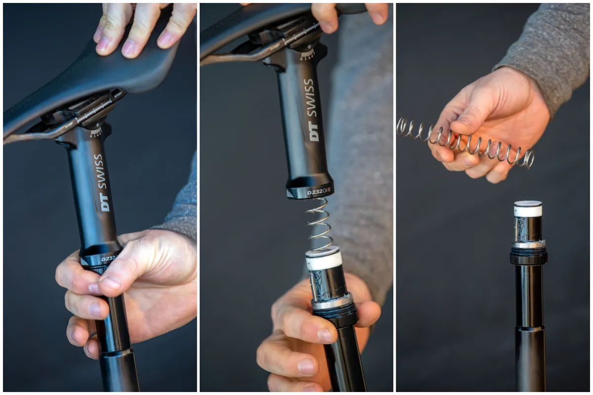 3 steps to service the DT Swiss D 232 dropper seatpost