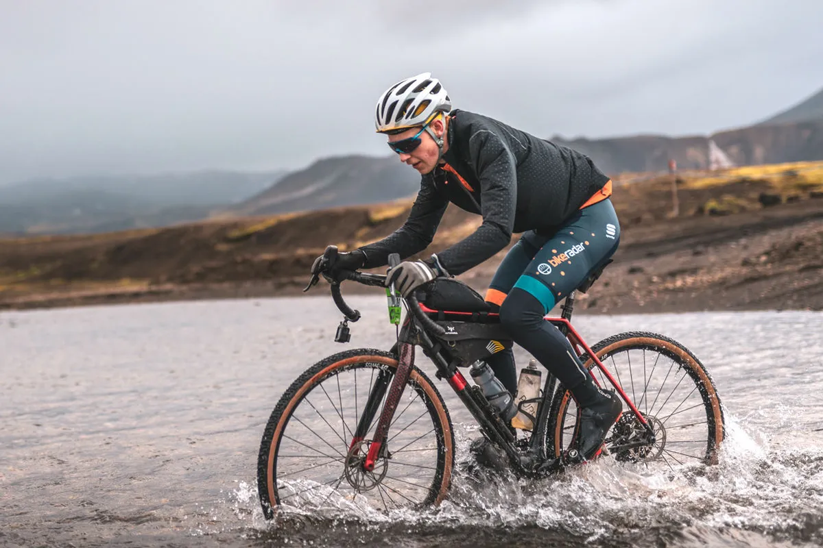 BikeRadar's Felix Smith riding The Rift gravel race in Iceland