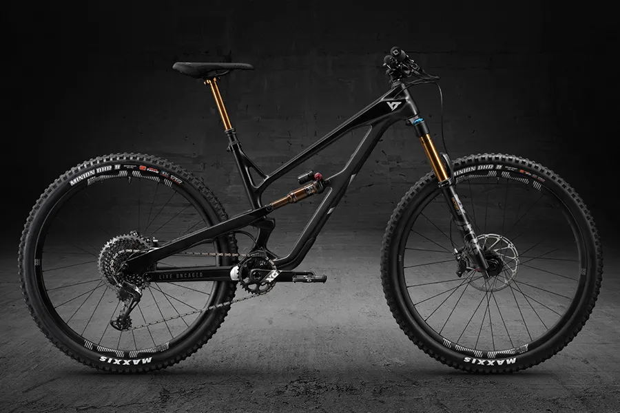 Pro Race version of the Jeffsy full suspension mountain bike from YT Industries