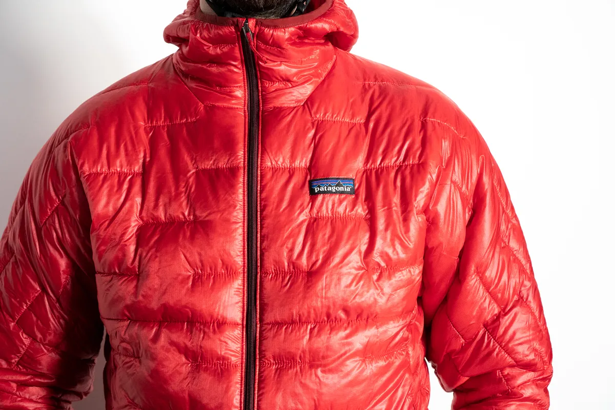 Patagonia Micro Puff Hoody worn by male 