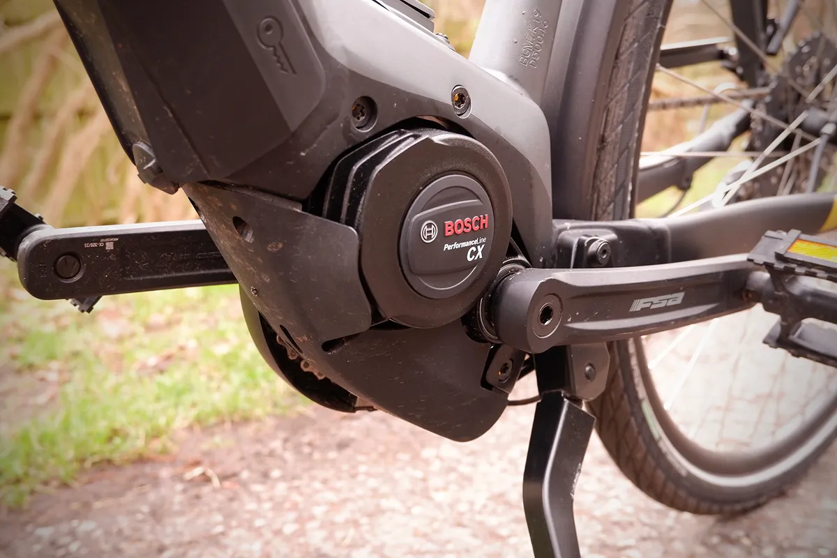 Bosch's CX Performance motor on a Bergamont electric commuter bike