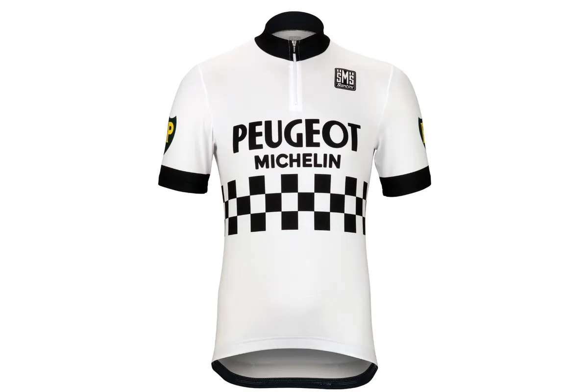 Peugeot BP Michelin Retro Cycling Jersey