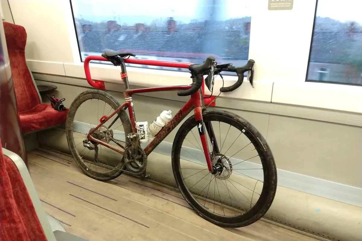 Bike on train