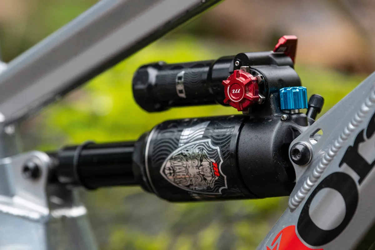 Manitou's Mara rear shock, one of the products reviewed in this month's Wrecked and Rated.