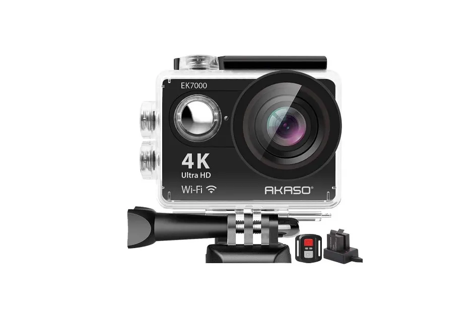 Akaso Action Camera Ek7000 Pro 4k Camera Touch Screen 40m