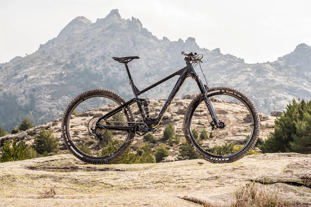 Bergamont Contrail Pro full-suspension mountain bike in black