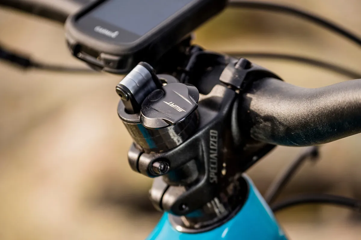 Multi-tool on Specialized Enduro Comp full-suspension mountain bike