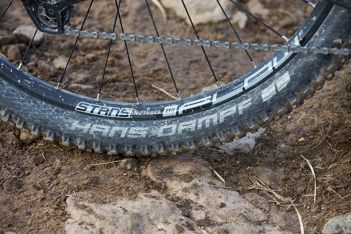 Hans Dampf tyre on Norco Optic C3 full suspension mountain bike