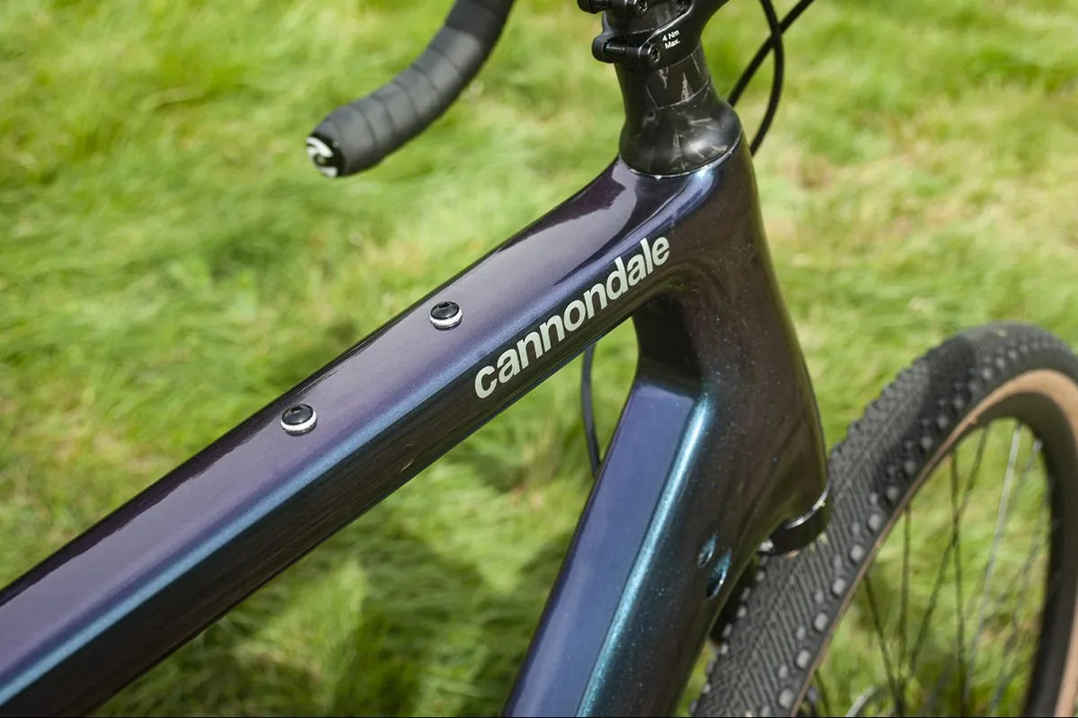 Cannondale's Topstone frames come with a full suite of mounts including some for bottles and mudguards