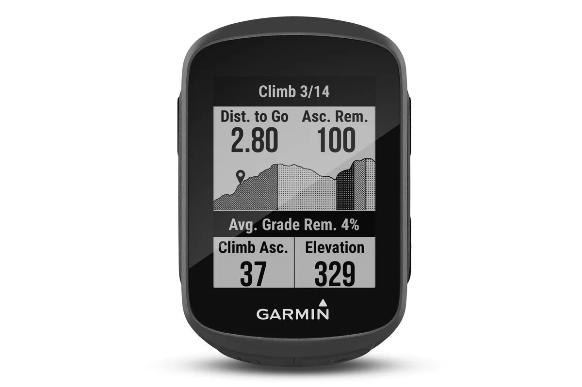 Garmin Edge 130 Plus Climb Pro view