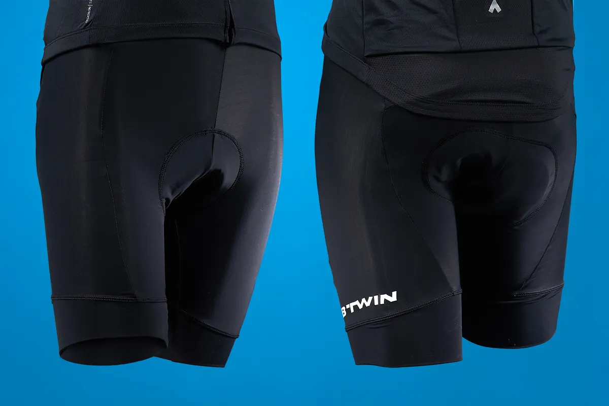 B’TWIN Triban RC 100 Bib Shorts for road cycling