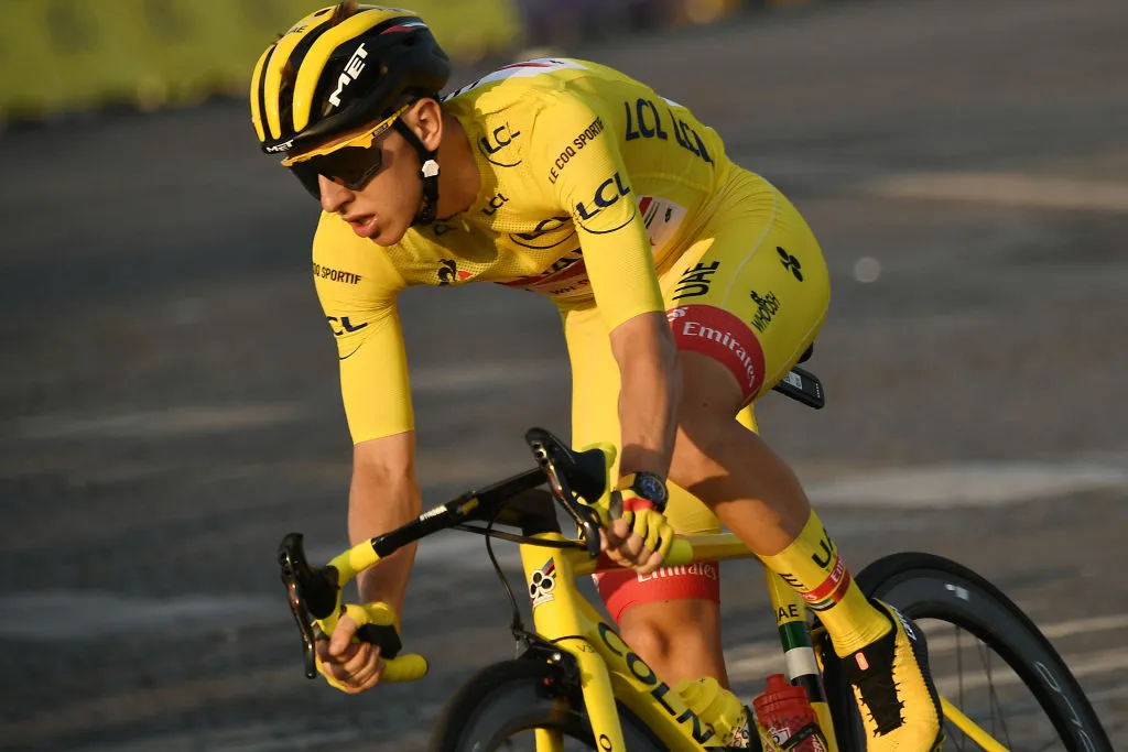 Tadej Pogačar at the 2020 Tour de France