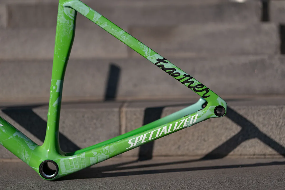 Sam Bennett's custom-painted Specialized Tarmac SL7 for the Tour de France