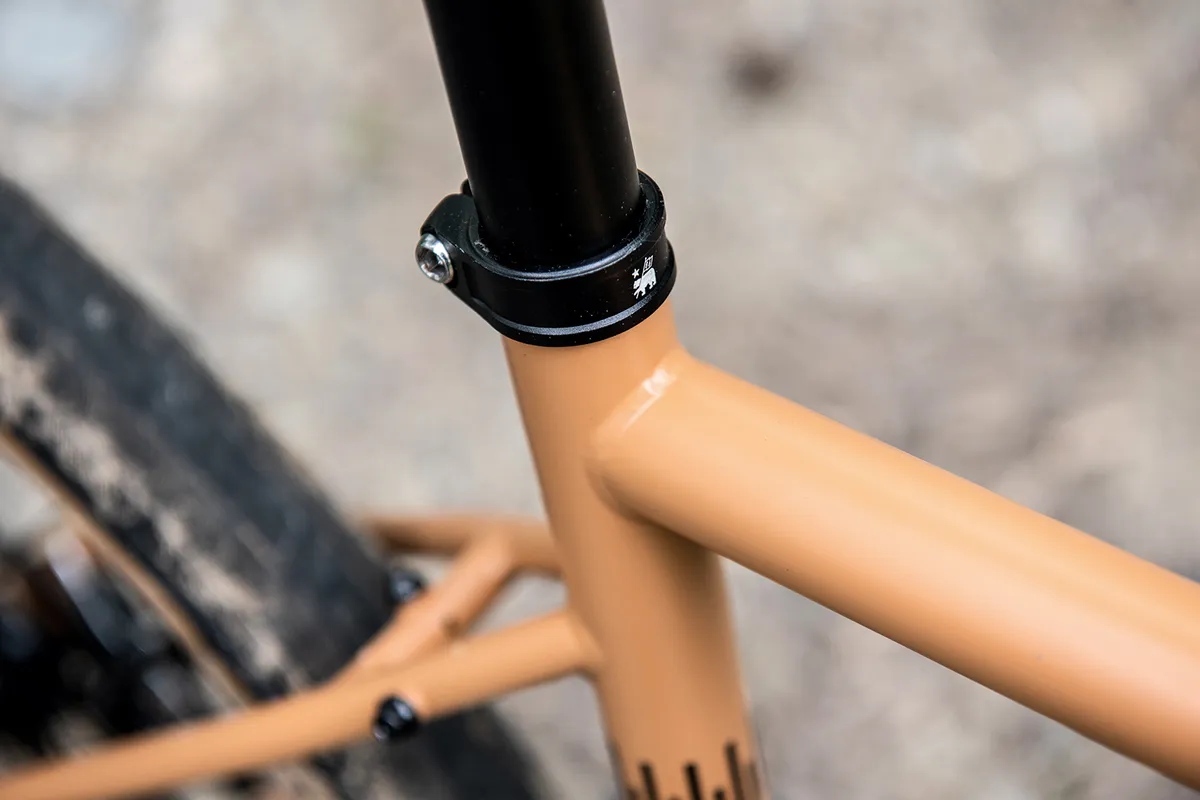 The geometry on the Marin Nicasio   gravel bike is at the sporty end of endurance