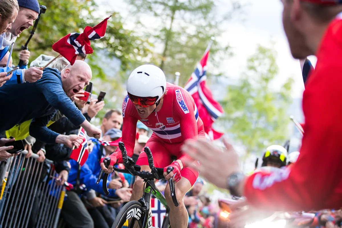 Edvald Boasson Hagen at the World Championships in Norway