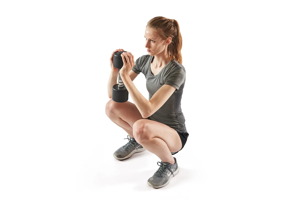 Goblet squat - The squat is a powerful exercise that works your hips and glutes
