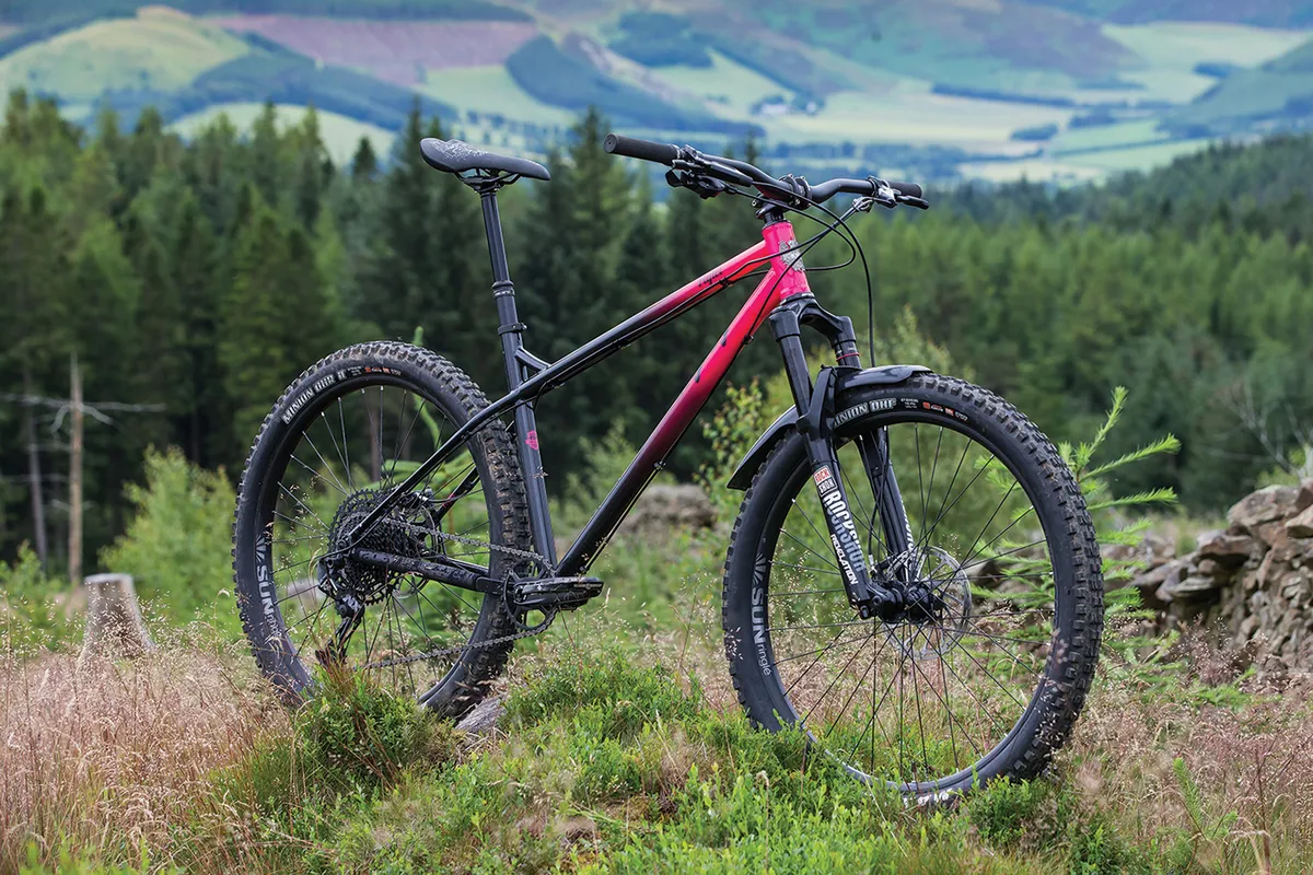 Pack shot of the Ragley Piglet hardtail mountain bike