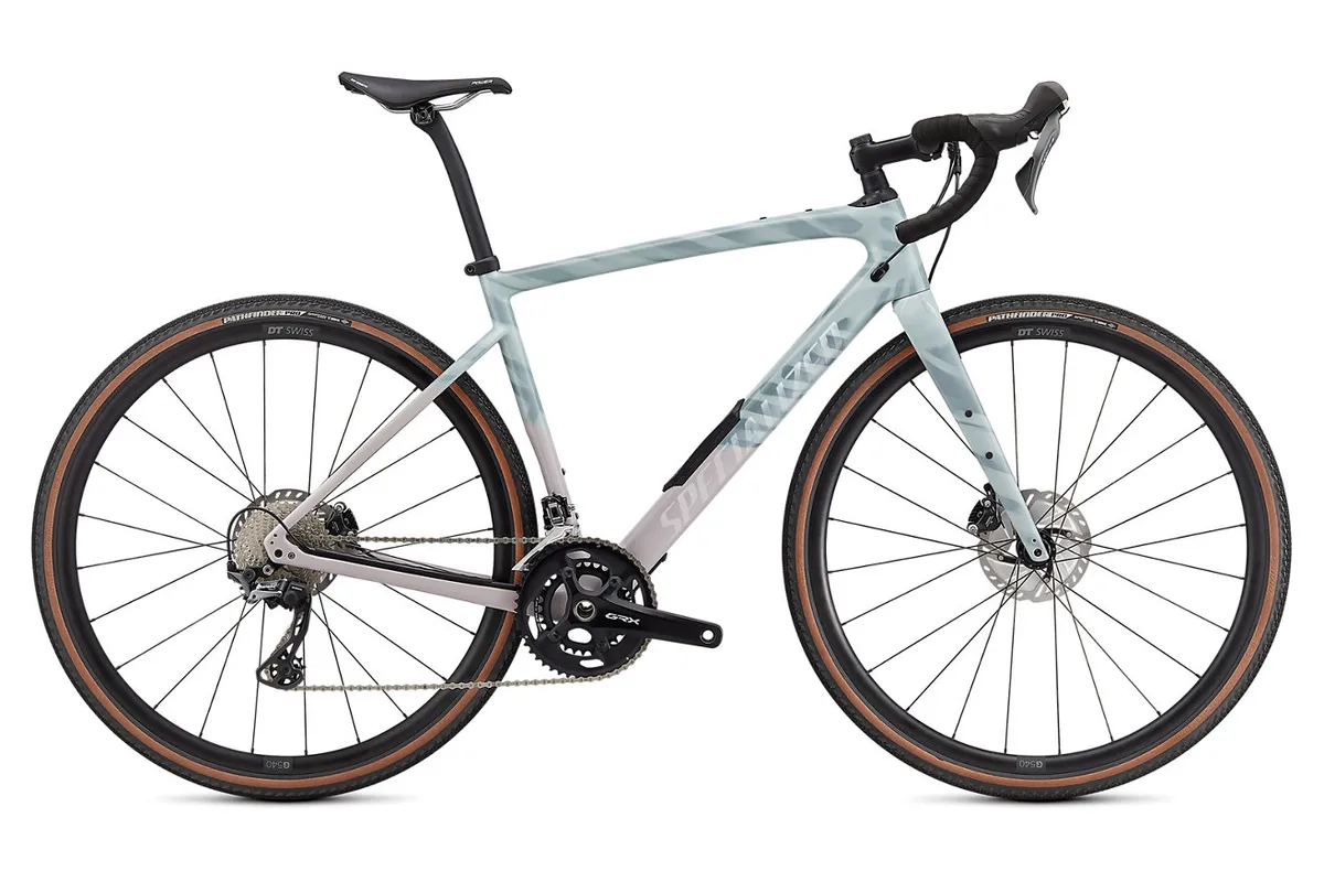 Specialized Diverge Comp Carbon colourful Gloss Ice Blue/Clay/Cast Umber/Chrome/Wild Ferns