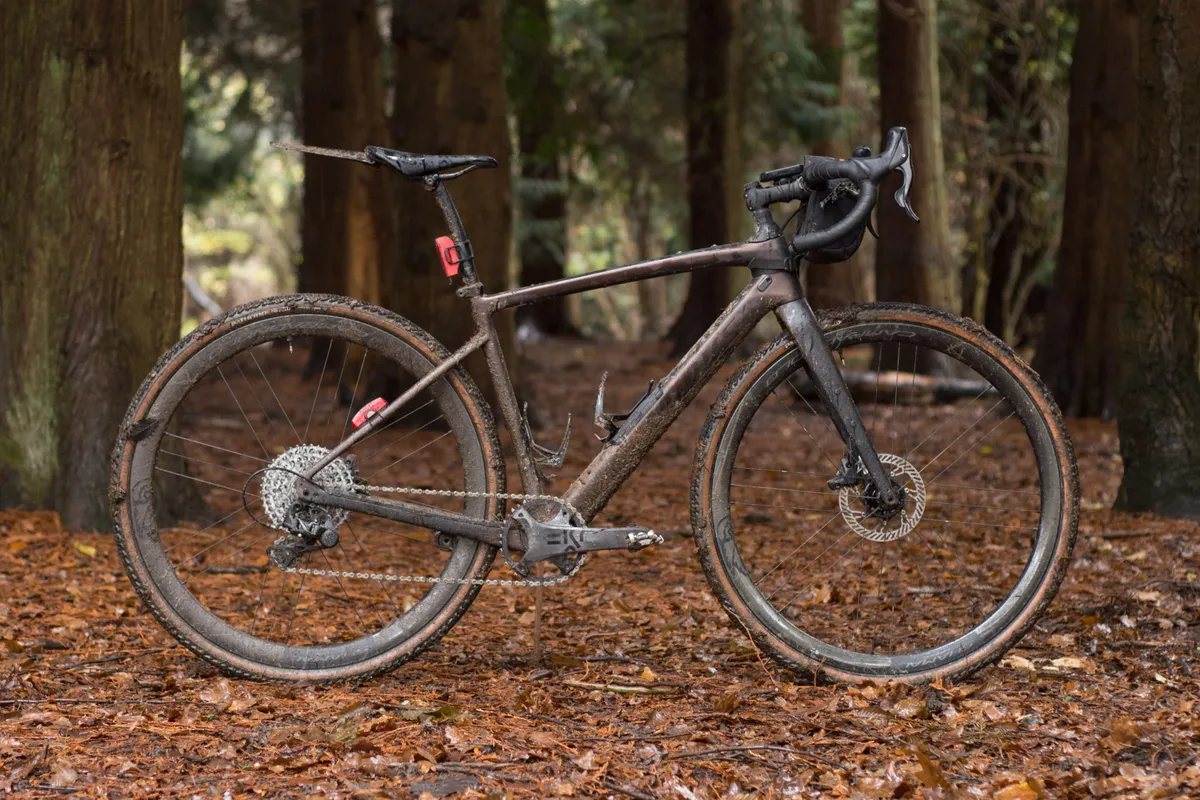 S-Works Diverge with Ekar covered in mud