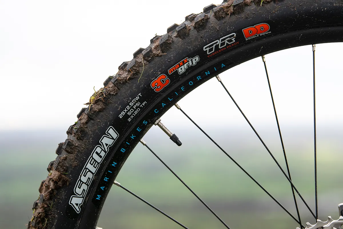 Maxxis Aseggai tyres are found on the entry-level Alpine Trail 7