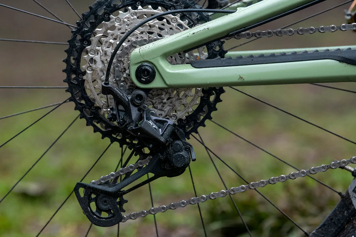 Each of the Nukeproof Giga full suspension mountain bike range have gets a Shimano 12-speed drivetrain