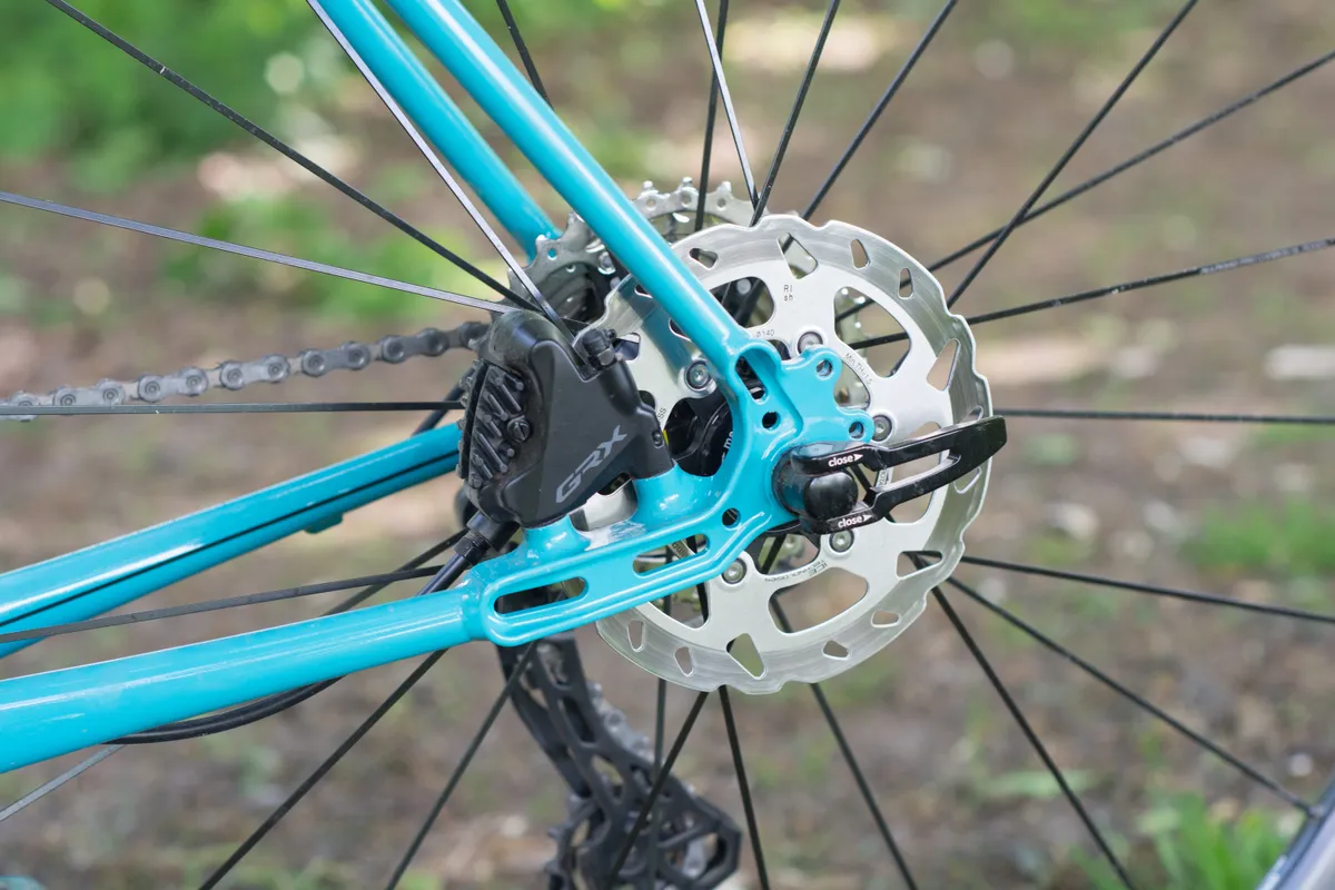 You'll need the correct size caliper mounting bolts for the rear brake – they come in a number of lengths.