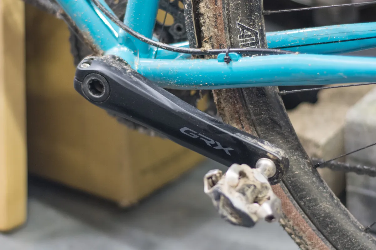 The RX600 cranks have a finish that seems very resistant to wear.