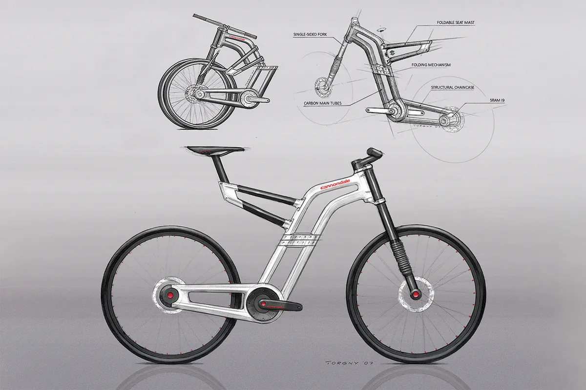 Concept illustrations for road bikes by Torgny Fjeldskaar