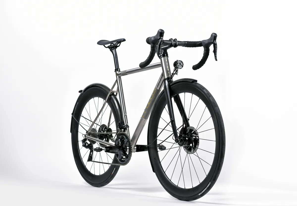 Mawis titanium road bike front