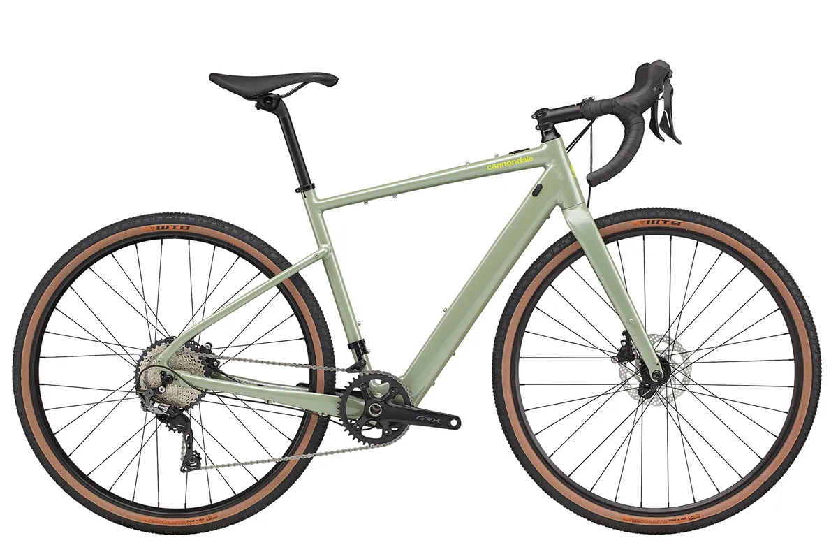 Pack shot of the Cannondale Topstone Neo SL 1 gravel eBike