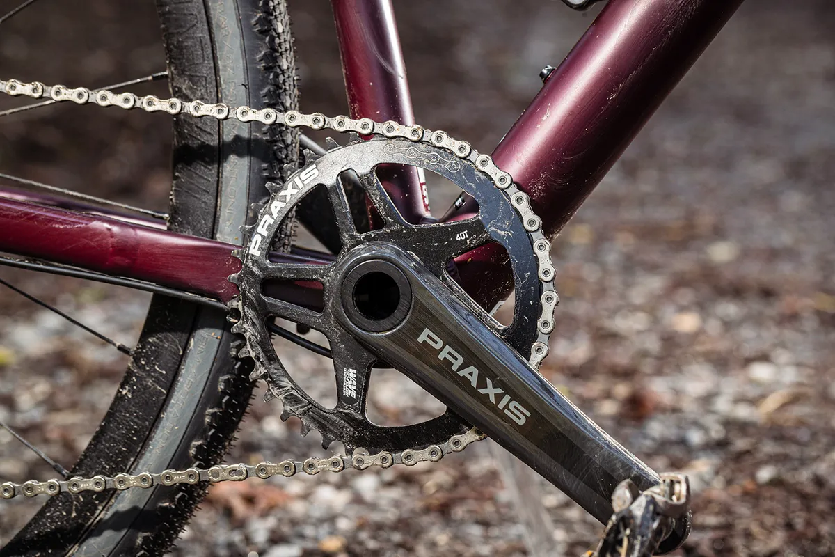 The Praxis carbon cranks are an impressive addition