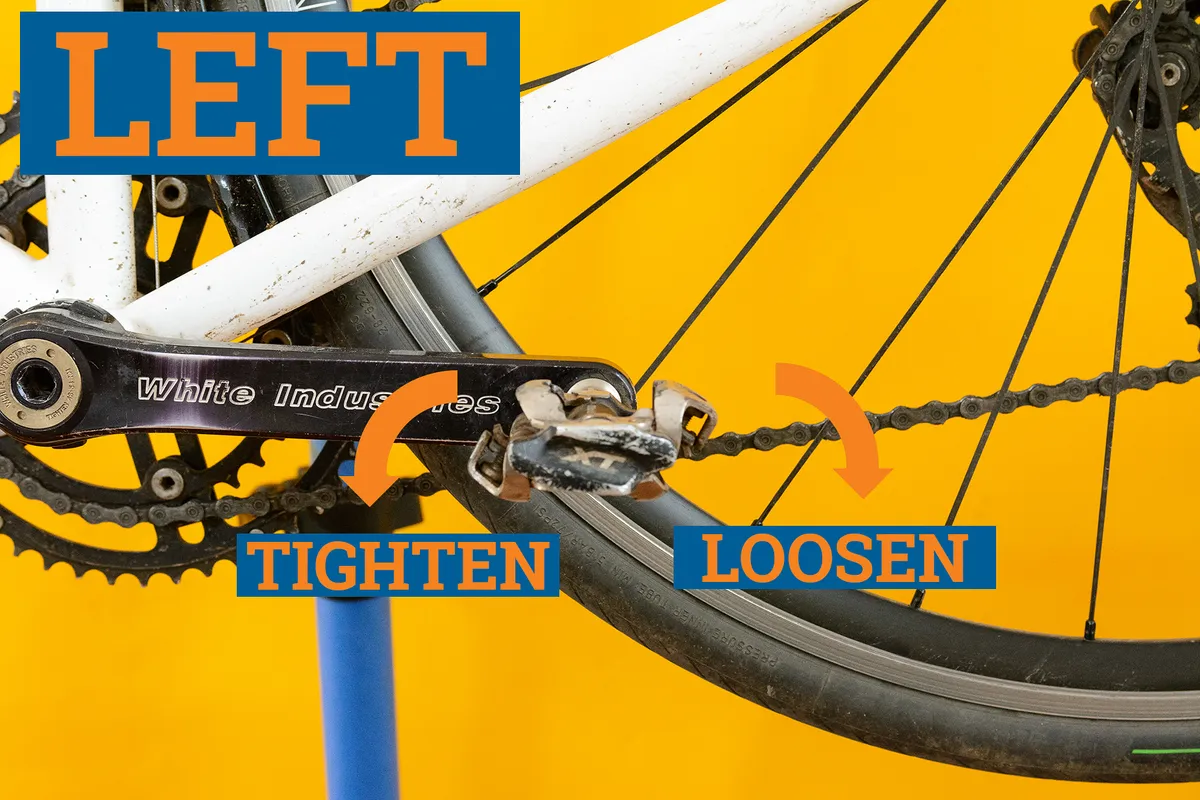 How to fit and remove pedals from a bicycle – which way to turn left pedal