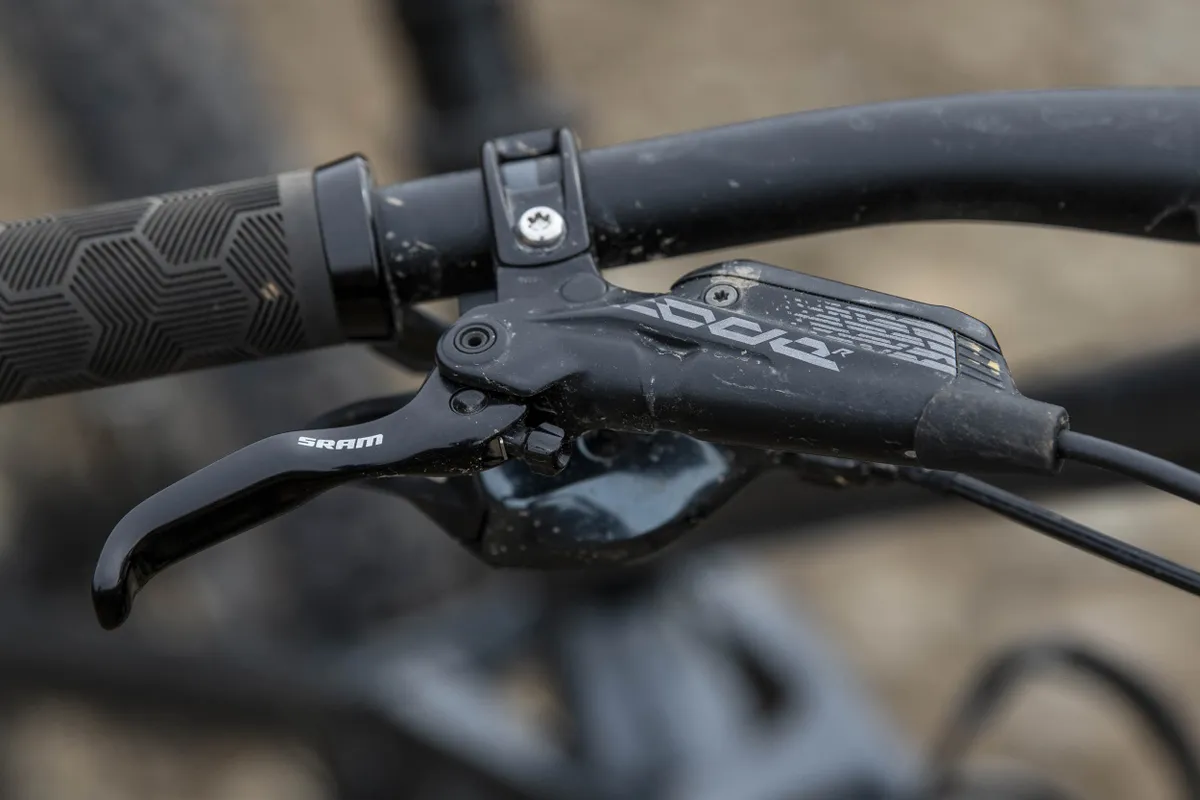SRAM's powerful Code R brakes are formidable stoppers and impressively consistent