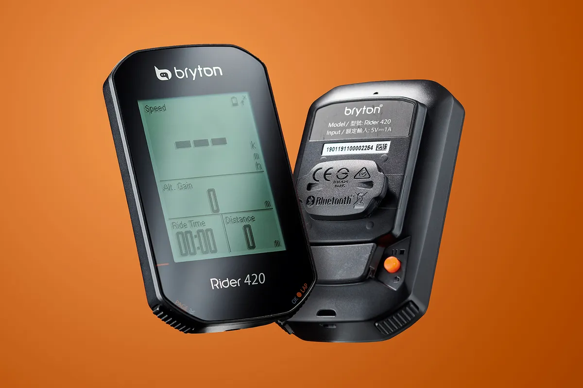 Bryton Rider 420T GPS device for cyclists