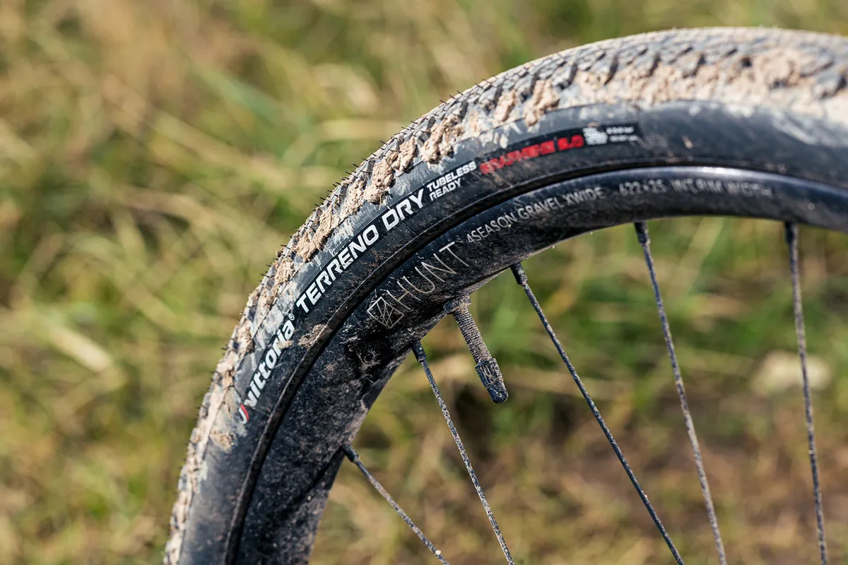 Cairn E-Adventure 1.0 gravel ebike is equipped with Vittoria Terreno Dry tyres