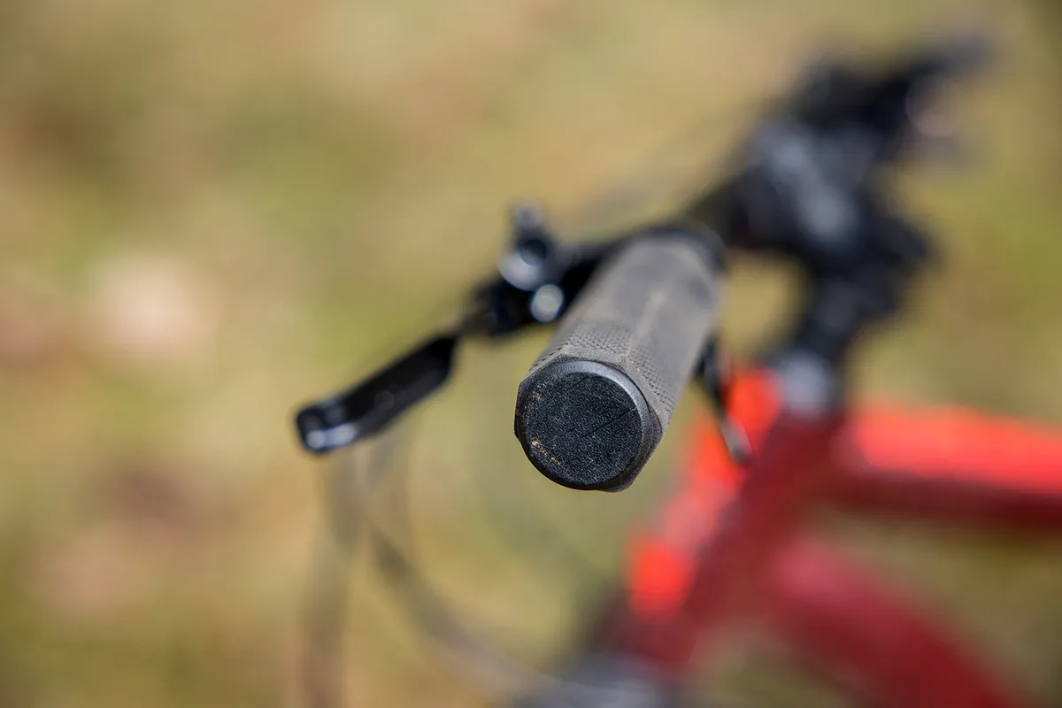 Carrera Fury hardtail mountain bike has unbranded grips