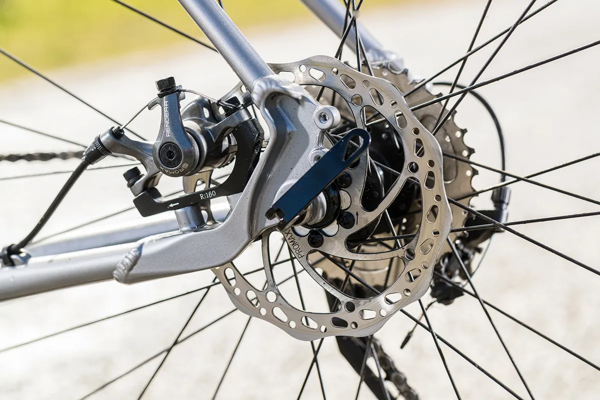 Genesis CDA gravel bike is equipped with Shimano GRX gearing