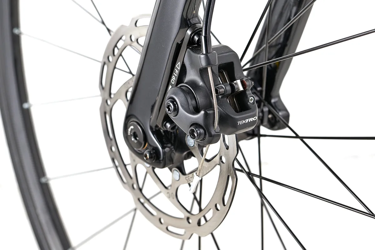Tektro MD510 mechanical disc brakes on the Ribble Endurance 725 Disc – Base road bike
