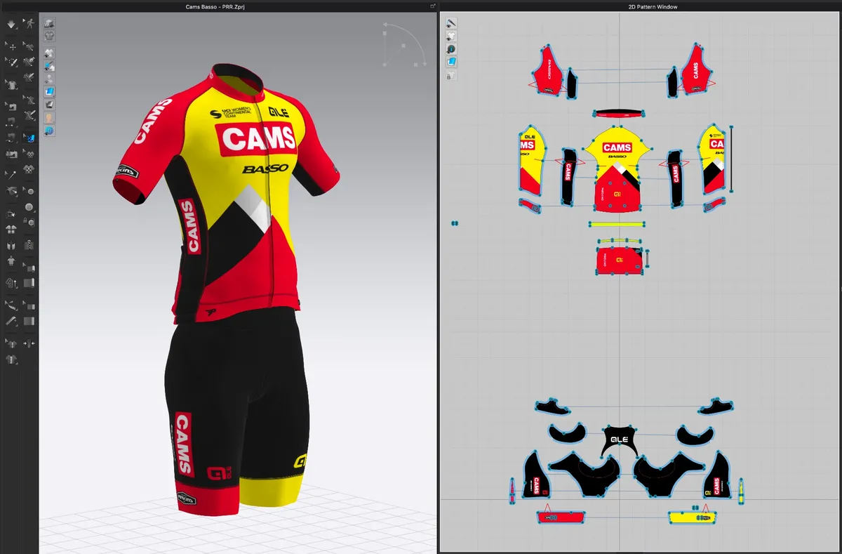 Cams Basso team kit 3D render