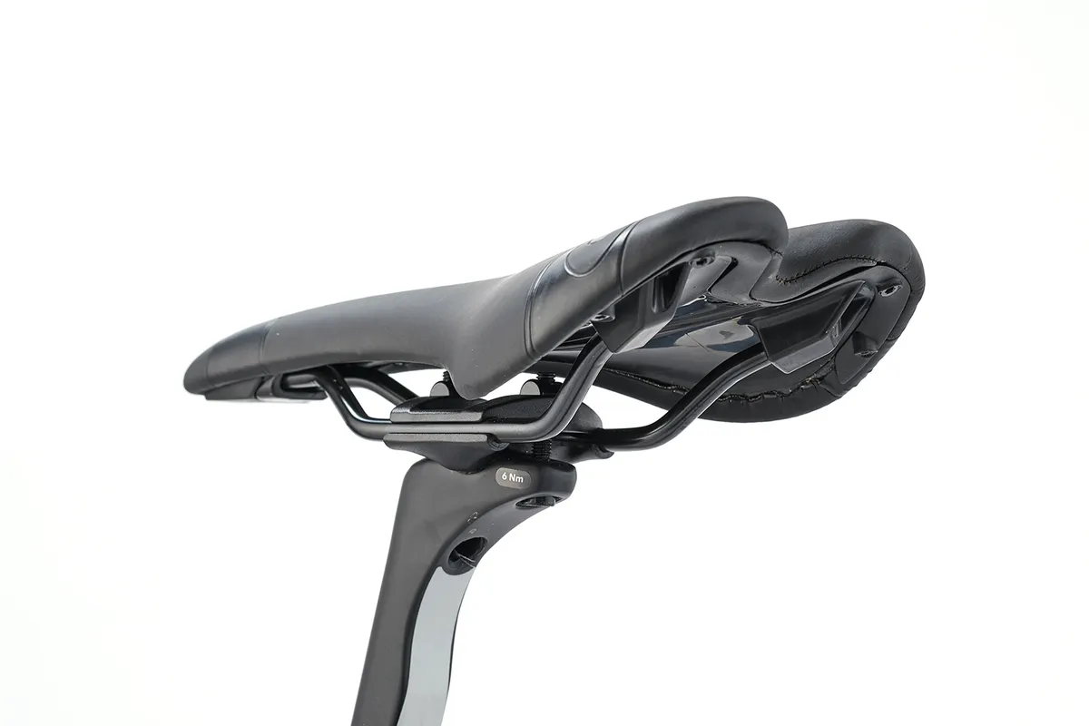 ProLogo Nago S saddle on the Cannondale SuperSix Evo Carbon Disc Ultegra road bike
