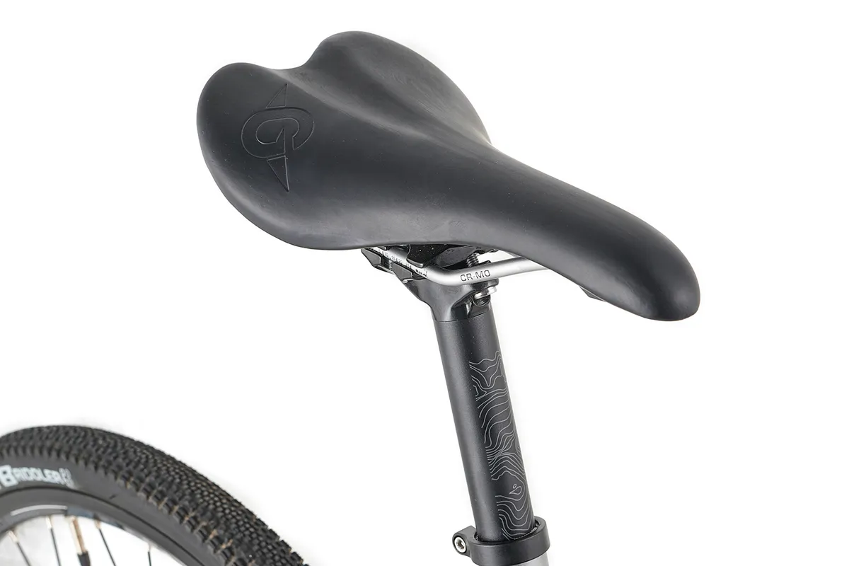 Genesis branded saddle and post on the Genesis CDA road bike