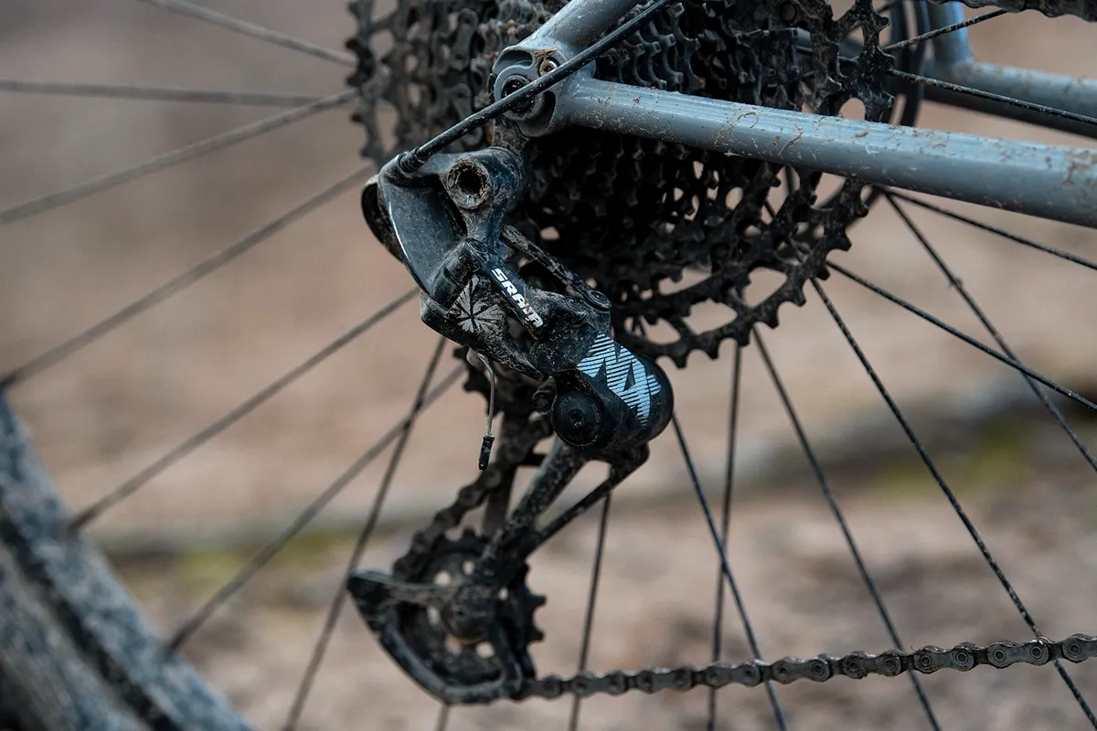 The Sonder Signal ST NX hardtail mountain bike is equipped with a SRAM NX drivetrain