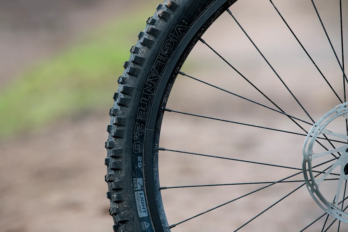 WTB Vigilante tyre on the front of the on the Sonder Signal ST NX hardtail mountain bike