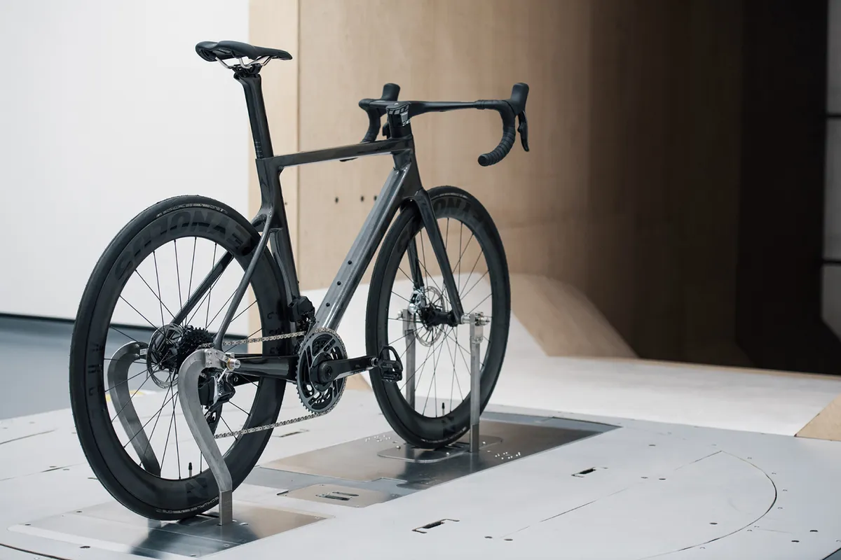 Vitus ZX-1 Evo road bike during design and testing stages